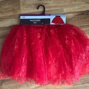Red Halloween Tutu Skirt